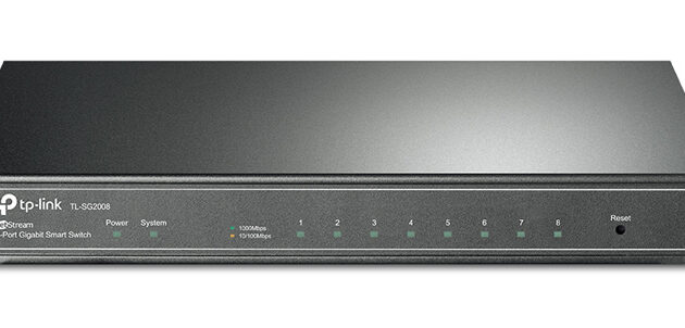 TP-LINK JetStream smart switch TL-SG2008, 8-Port Gigabit, Ver. 3.0