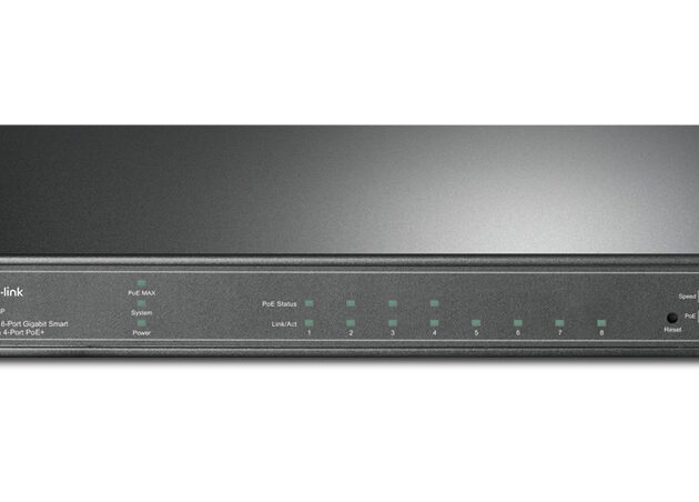 TP-LINK JetStream switch TL-SG2008P, 8-Port Gigabit, 4x PoE+, Ver. 3.0
