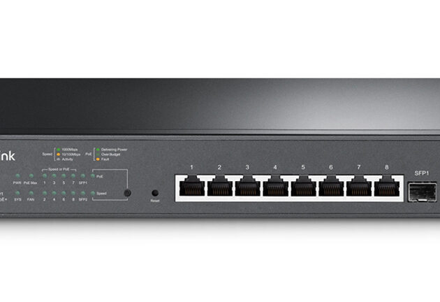 TP-LINK JetStream switch TL-SG2210MP, 10-Port Gigabit, 8x PoE+, Ver. 4.0