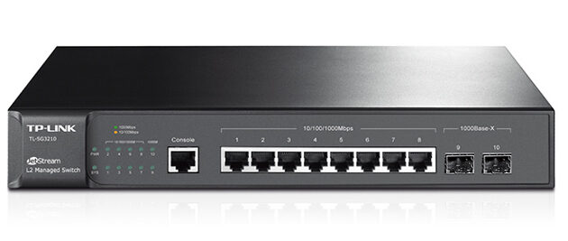 TP-LINK JetStream L2+ managed switch TL-SG3210, 8-Port Gigabit, Ver. 3.0