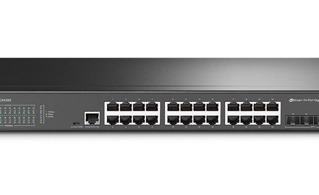 TP-LINK L2+ Managed Switch TL-SG3428X, 24-Port Gigabit, 4x SFP+, Ver.1.4