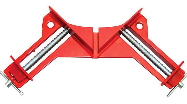 POWERTECH γωνιακός σφιγκτήρας 90° TOOL-0024, 100mm, κόκκινος