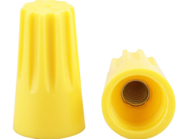 Σύνδεσμος καλωδίου twist-on P4 TOOL-0081, Φ14mmx24.6mm, κίτρινος, 25τμχ