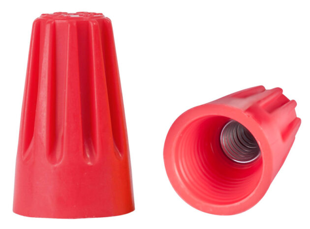 Σύνδεσμος καλωδίου twist-on P1 TOOL-0085, Φ8.6mmx15.2mm, κόκκινος, 25τμχ