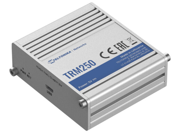 TELTONIKA Industrial cellular modem TRM250, 4G LTE Cat M1, USB