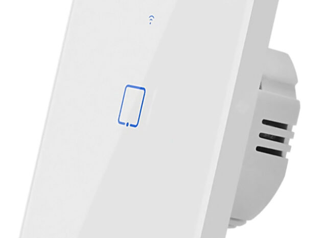 SONOFF smart διακόπτης ΤΧ-T2EU1C, αφής, Wi-Fi, μονός, λευκός