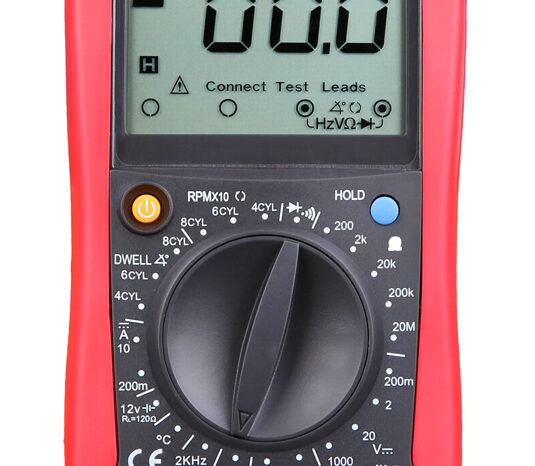 UNI-T ψηφιακό πολύμετρο αυτοκινήτων UT107, RPM/Dwell, test μπαταρίας