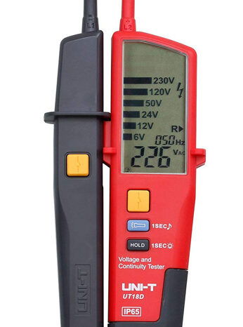 UNI-T μετρητής τάσης AC/DC UT18D, αδιάβροχος IP65, 12V έως 690V
