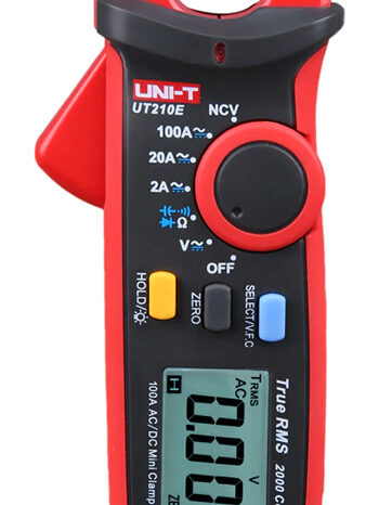 UNI-T πολύμετρο & αμπεροτσιμπίδα UT210E, 100A AC/DC, NCV, True RMS