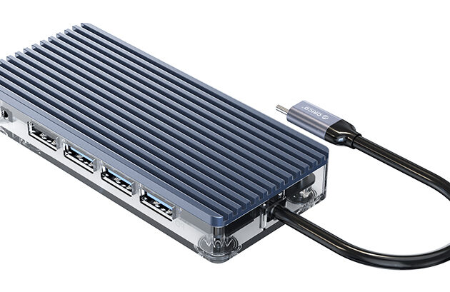 ORICO docking station WB-11P, 11 θυρών, USB-C σύνδεση, 100W PD, 4K, γκρι