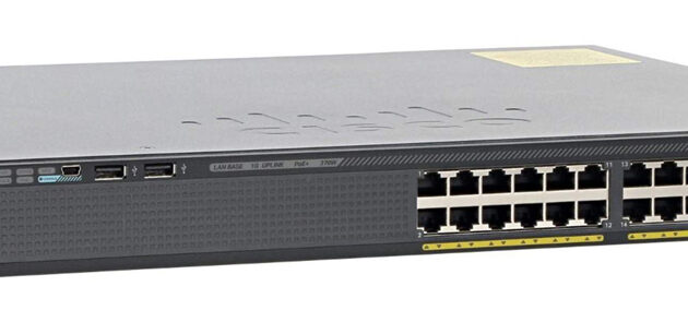 CISCO used Switch Catalyst WS-C2960X-24PS-L, 24x 10/100/1000 POE+