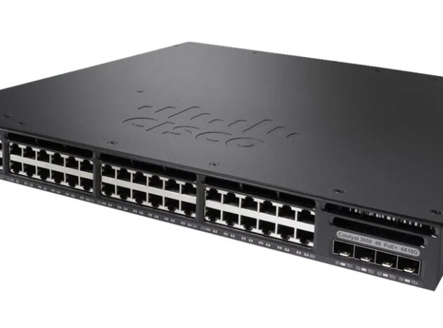 CISCO used Switch Catalyst WS-C3650-48PD-S, 48x 10/100/1000 POE+, 1x PSU