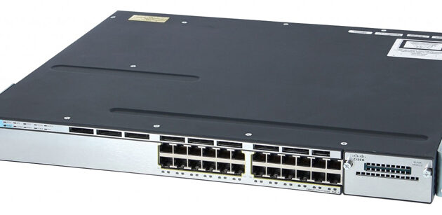 CISCO used Catalyst Switch 3750-X, 24 ports PoE, 1x PSU, managed