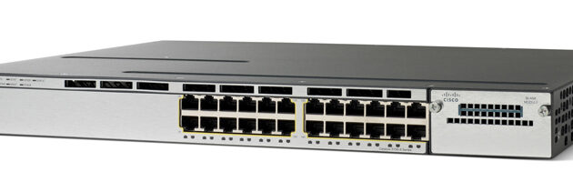 CISCO used Switch Catalyst WS-C3750X-24T-E, 24x 10/100/1000 Ports