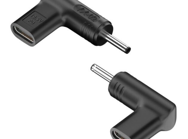 POWERTECH αντάπτορας τροφοδοσίας laptop YX-02, USB-C σε 3.5x1.35mm, μαύρος