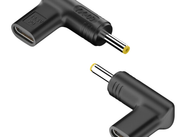 POWERTECH αντάπτορας τροφοδοσίας laptop YX-03, USB-C σε HP 4x1.7mm, μαύρος