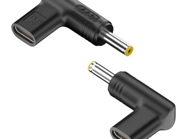 POWERTECH αντάπτορας τροφοδοσίας laptop YX-04, USB-C σε HP 4.8x1.7mm, μαύρος