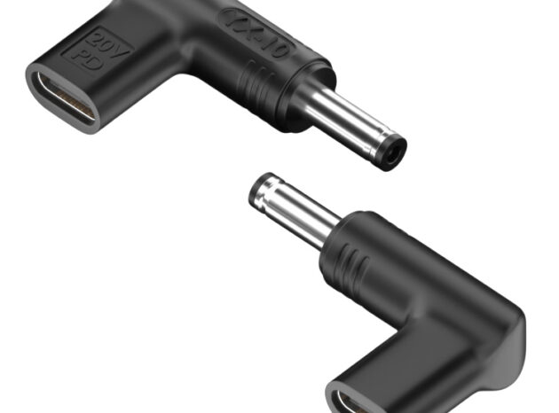 POWERTECH αντάπτορας τροφοδοσίας laptop YX-10, USB-C σε Dell 4.5x3mm, μαύρος
