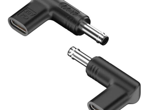 POWERTECH αντάπτορας τροφοδοσίας laptop YX-17, USB-C σε HP 4.8x1.7mm, μαύρος