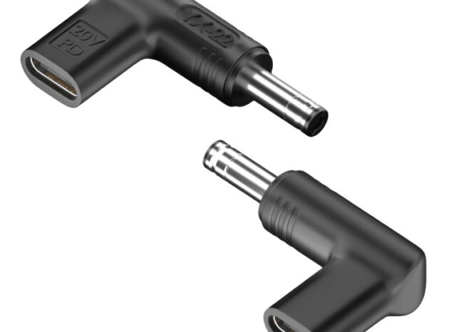 POWERTECH αντάπτορας τροφοδοσίας laptop YX-22, USB-C σε Lenovo 4x1.7mm, μαύρος