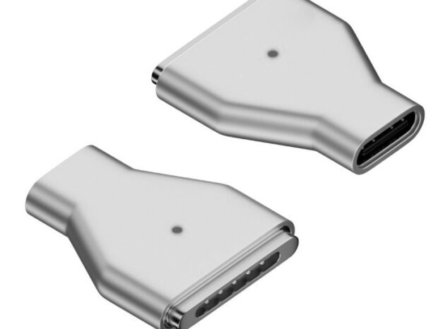 POWERTECH αντάπτορας τροφοδοσίας laptop YX-MS3, USB-C σε Magsafe 3, ασημί