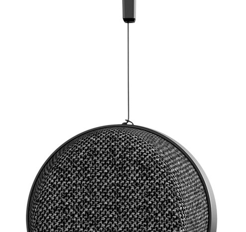 USAMS μίνι φορητό ηχείο YX016, μαγνητικό, 3W, Bluetooth, 700mAh, μαύρο