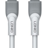 LDNIO καλώδιο USB-C σε USB-C LC601C, 100W PD, 1m, γκρι