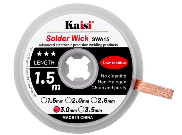 KAISI σύρμα αποκόλλησης KAI-3015, χαλκού, 3mm x 1.5m